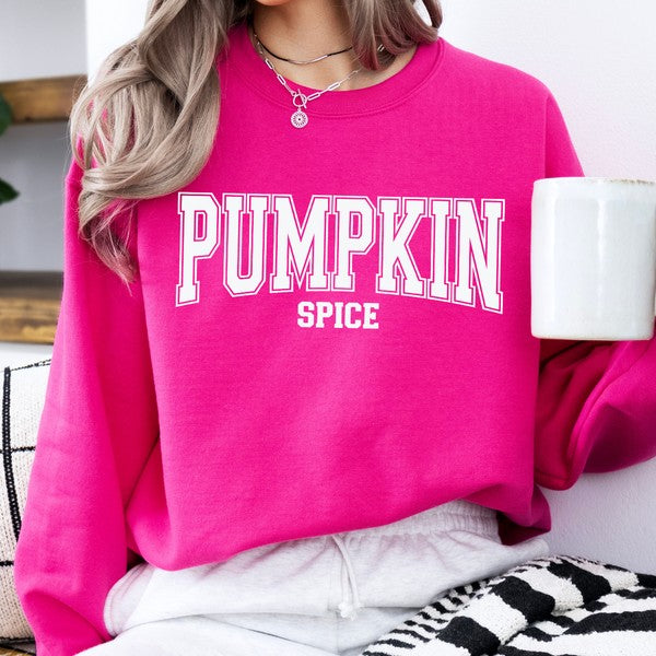 Pumpkin spice women's preppy fall sweatshirt